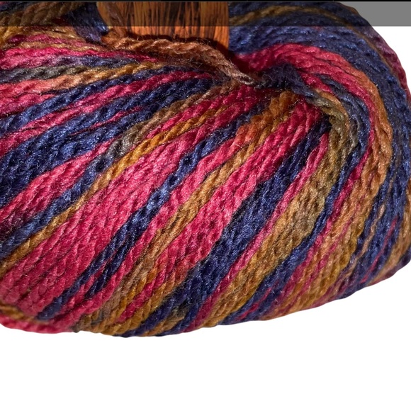 Fibra Natura Heaven Merino Wool Silk Worsted Yarn Flambé Pink Blue Yellow - Picture 3 of 12